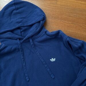 Adidas Schmoofoil Ghost Logo Blue Hoodie
